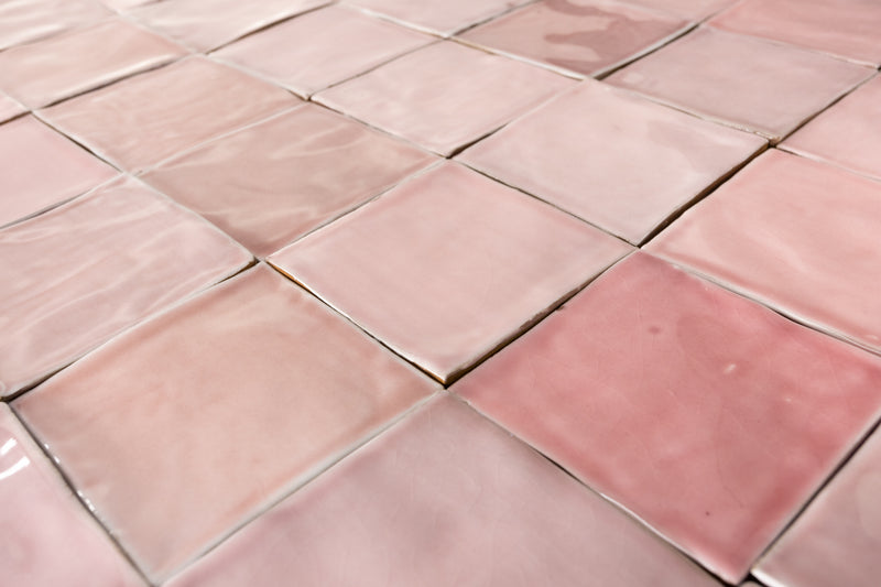 Pink Blend Square Tile H62EQY9