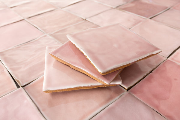 Pink Blend Square Tile H62EQY9