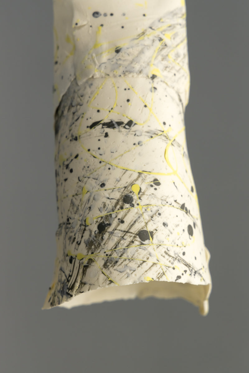 Porcelain Pendant Light with Yellow & Grey - HHMKBM