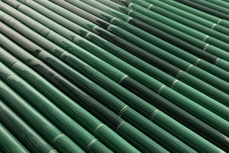Fluted Green Tiles - HTWCXP-EX