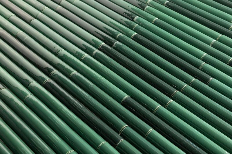 Fluted Green Tiles - HTWCXP-EX