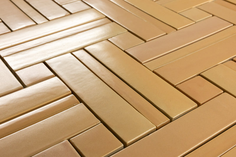 Orange Handmade Tiles - COMP-HZH242