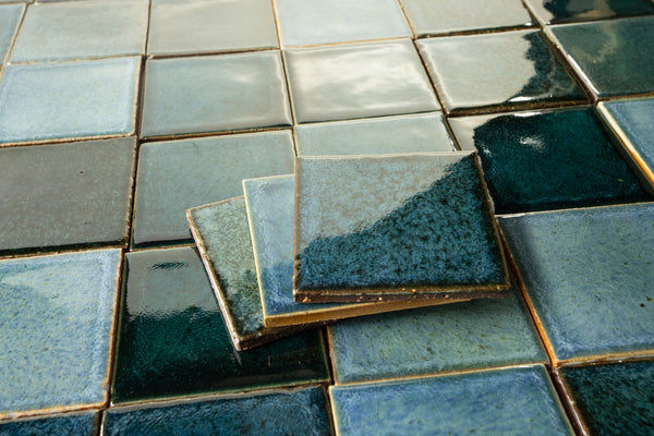 Square Tile Green/Blue Blend KEHA03-WS