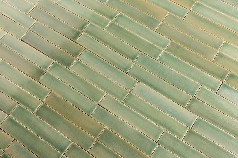 Pale Green Rectangular Tiles - KW6YD7-WS
