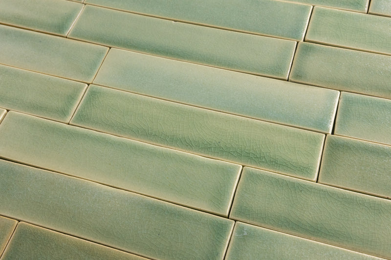Pale Green Rectangular Tiles - KW6YD7-WS