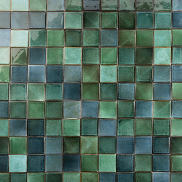 Green & Blue Blend Square Tiles - LKGEDG-EX
