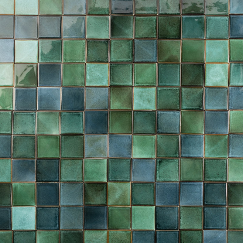 Green & Blue Blend Square Tiles - LKGEDG-EX