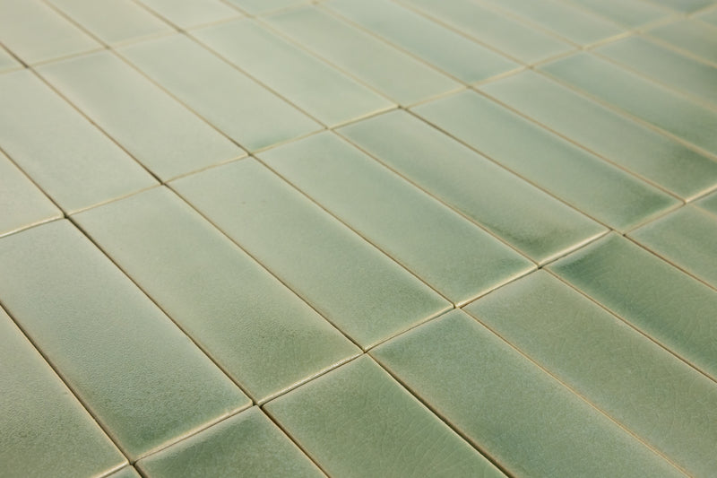 Pale Green Rectangular Tiles - LLGJHD-WS