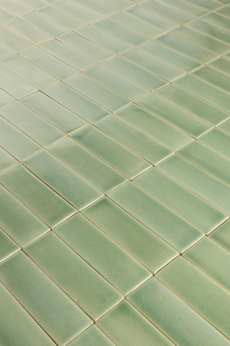 Pale Green Rectangular Tiles - LLGJHD-WS