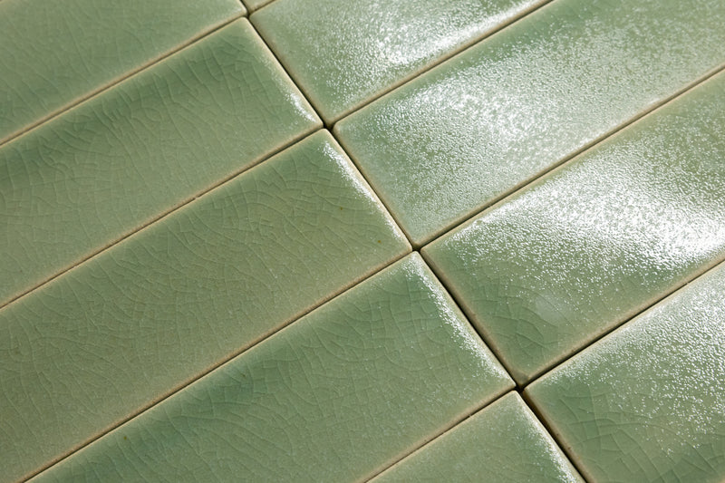 Pale Green Rectangular Tiles - LLGJHD-WS