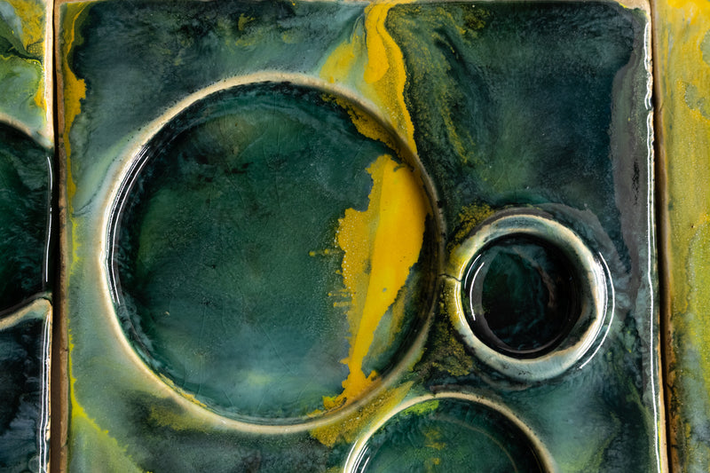 Moonscape Green & Yellow Tiles - LLGL6L-WS