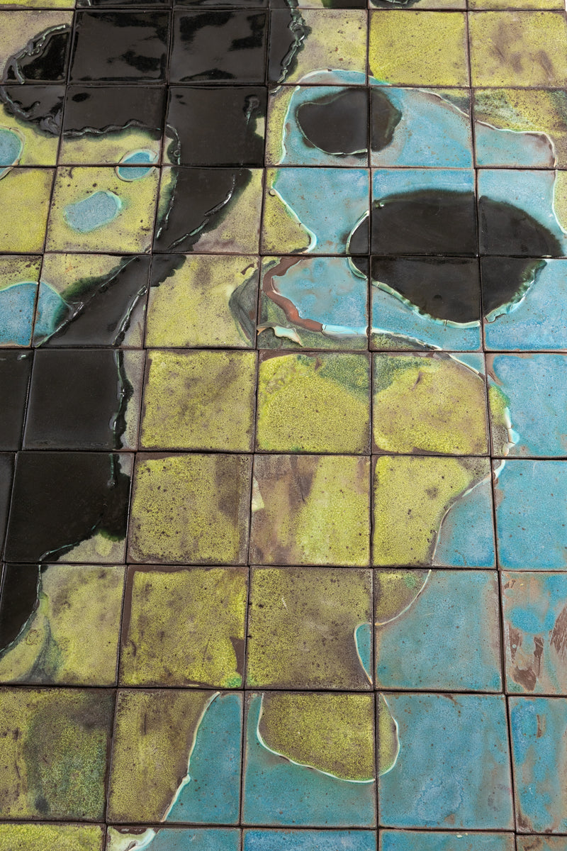 Colourful Abstract Ceramic Mural - LPPTBS