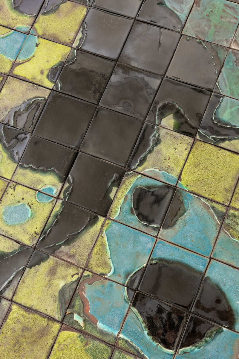 Colourful Abstract Ceramic Mural - LPPTBS