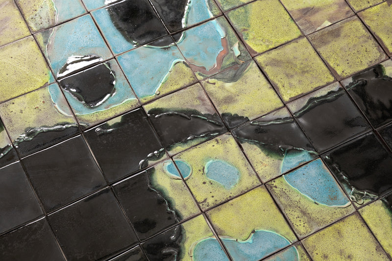 Colourful Abstract Ceramic Mural - LPPTBS
