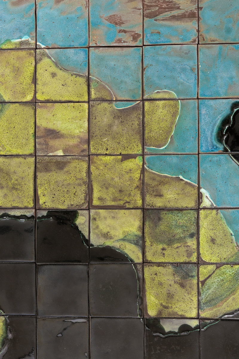 Colourful Abstract Ceramic Mural - LPPTBS