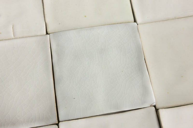 Undulating Off-White Handmade Square Tiles - LTUA4G_6C