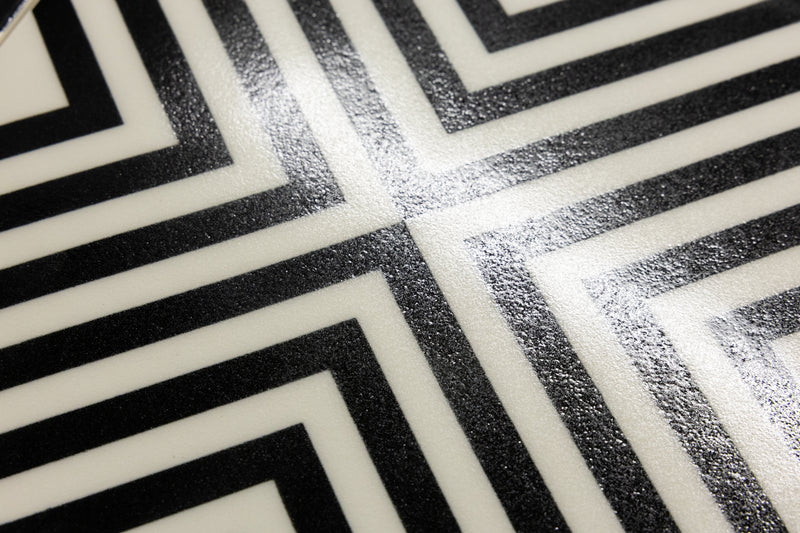 Black & White Geometric Pattern Tiles - MBKGCB-WS