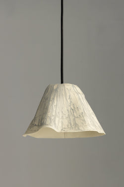 Porcelain Pendant Light with Light Grey Droplets - MCDMCB