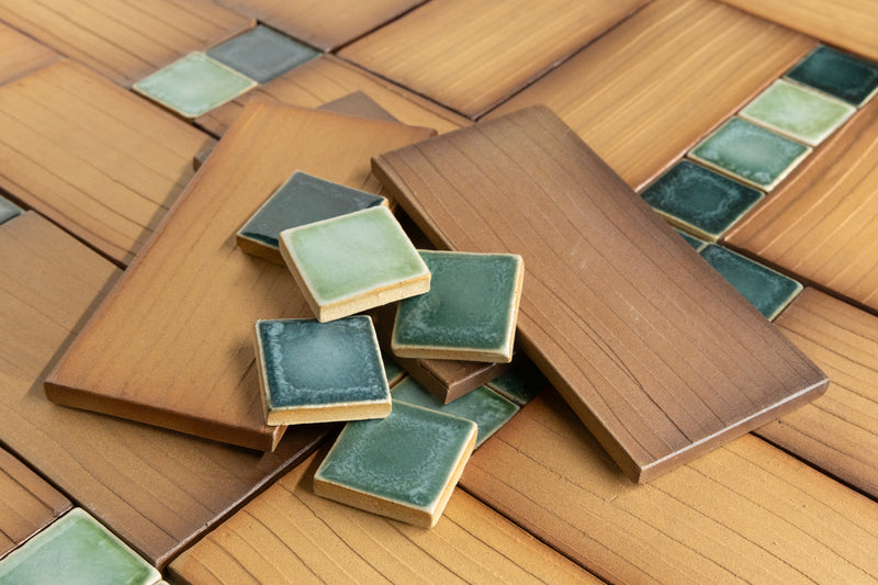 Terracotta & Green Tiles -MCFLLL-WS