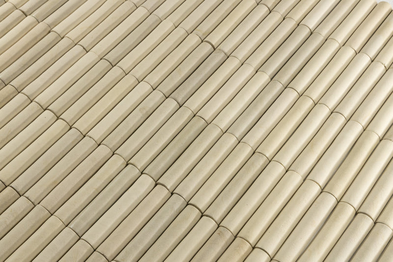 Fluted Marbled Cream Tiles -MGJCKB-WS