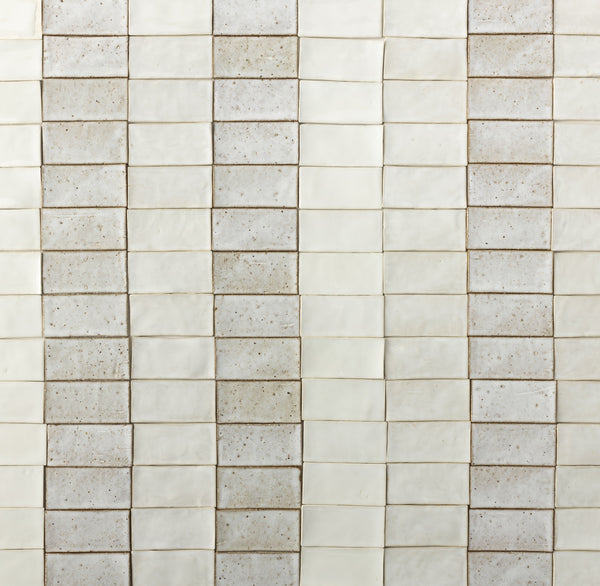 White Handmade Rectangular Tiles - MT1ER4-WS