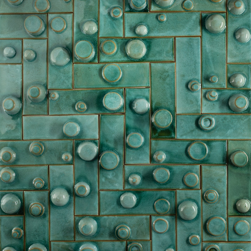 Hand-Made 3D Aqua Tiles - PU7W7H-EX