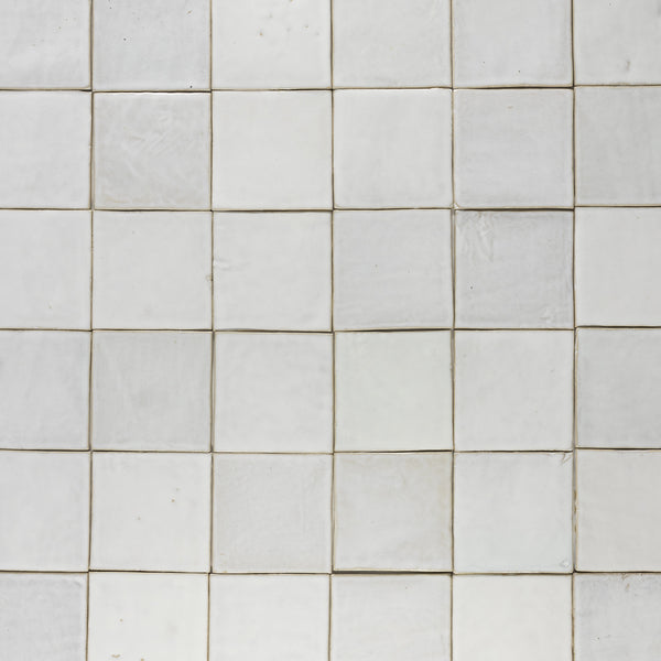 Off-White Handmade Square Tiles - R6C5EJ-EX