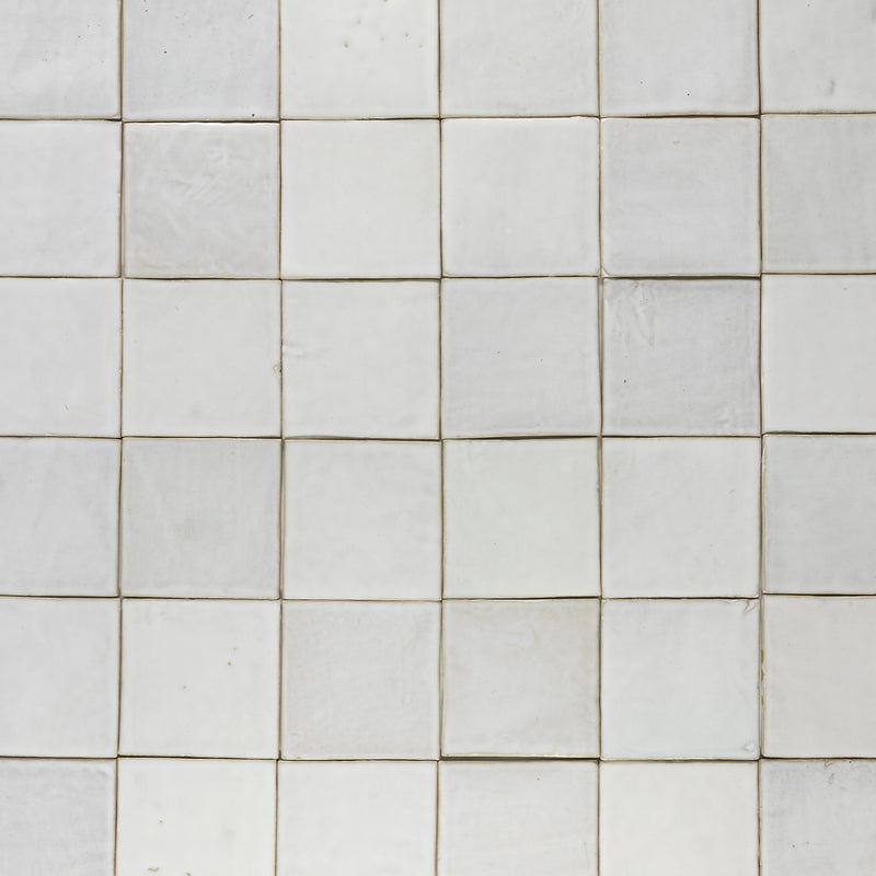Off-White Handmade Square Tiles - R6C5EJ-EX