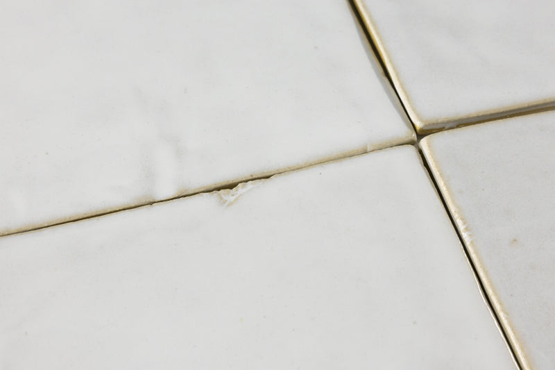 Off-White Handmade Square Tiles - R6C5EJ-EX