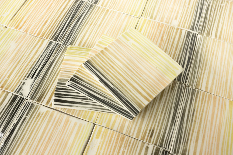Tiles Design Line Pattern Hand-Printed Line Pattern Tiles RM2RE2_19B – VEELVLAK-Frēodōm
