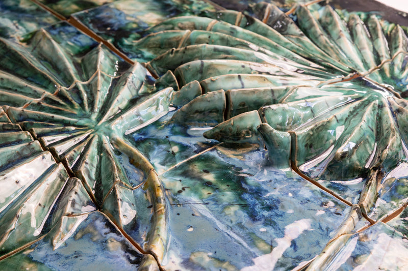 Palm Tree Relief Mural - RSSM6L