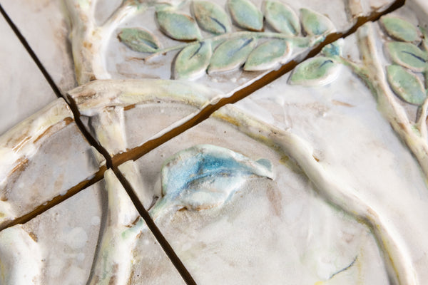 Hand-Sculpted Vine Plant Mural - RYHSO5