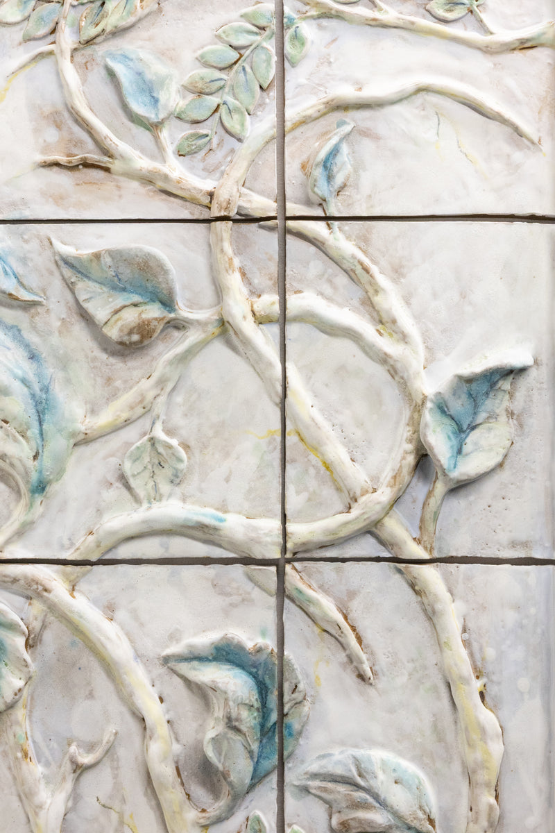 Hand-Sculpted Vine Plant Mural - RYHSO5