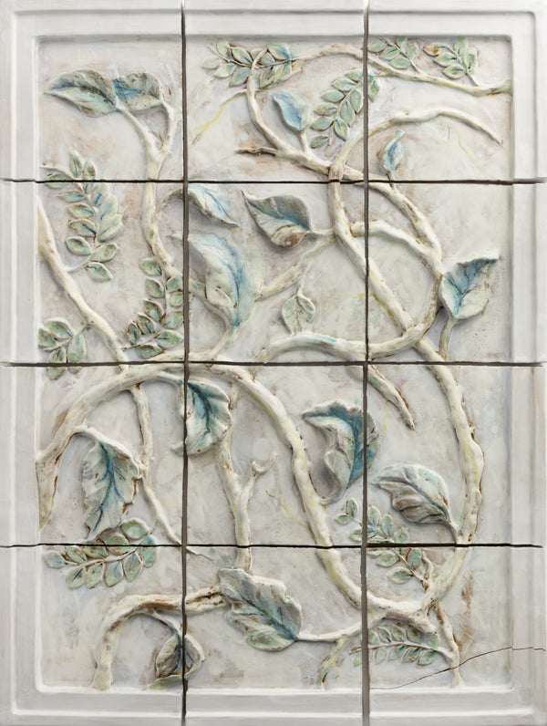 Hand-Sculpted Vine Plant Mural - RYHSO5