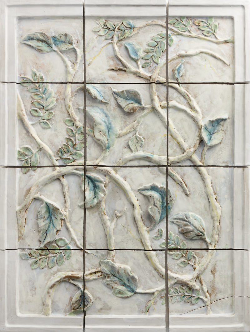 Hand-Sculpted Vine Plant Mural - RYHSO5