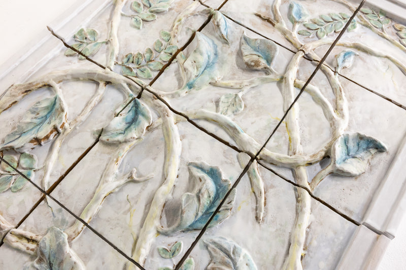 Hand-Sculpted Vine Plant Mural - RYHSO5