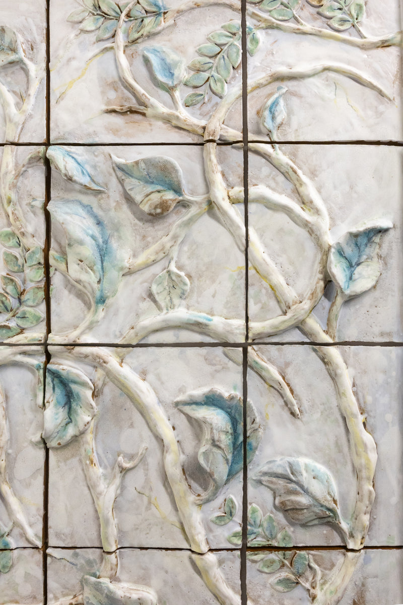 Hand-Sculpted Vine Plant Mural - RYHSO5