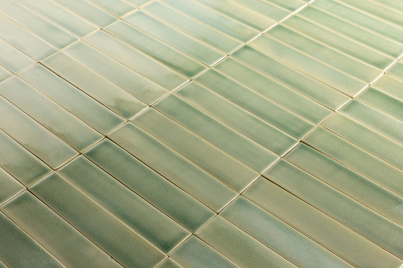 Pale Green Rectangular Tiles - SCQZFY-EX