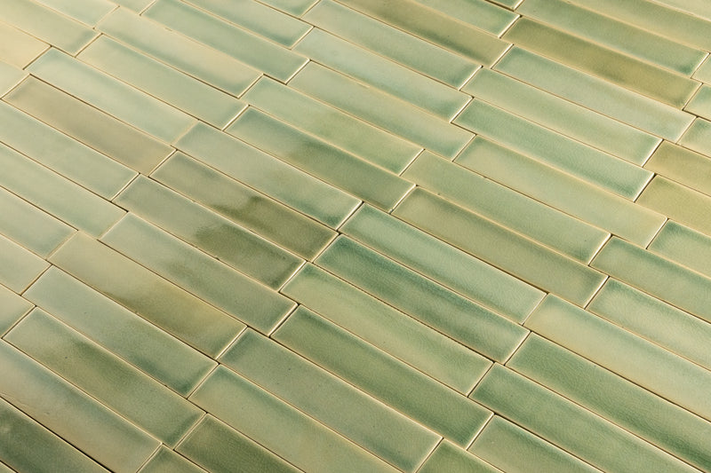 Pale Green Rectangular Tiles - SCQZFY-WS