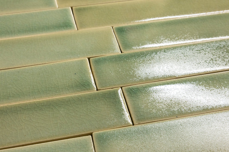 Pale Green Rectangular Tiles - SCQZFY-WS