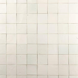 Elegant Off-White Handmade Square Tiles - SFTQZ6-19C