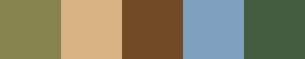 Green & Terracotta Rectangular Tiles Painted by Hand - LJBDJA-WS
