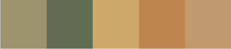 Peach & Green Blend Handmade Tiles - COMP-HHLCFE-WS
