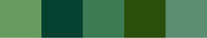 Hand-Made 3D Green Tiles - RGEUZN-WS