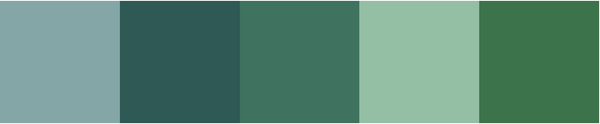 Hand-Made 3D Aqua & Green Tiles - FHCV9D-WS