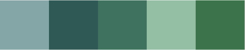 Hand-Made 3D Aqua & Green Tiles - FHCV9D-WS