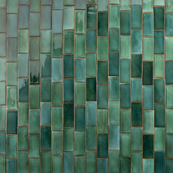Glossy Green Rectangular Tiles - T8WK3D-EX