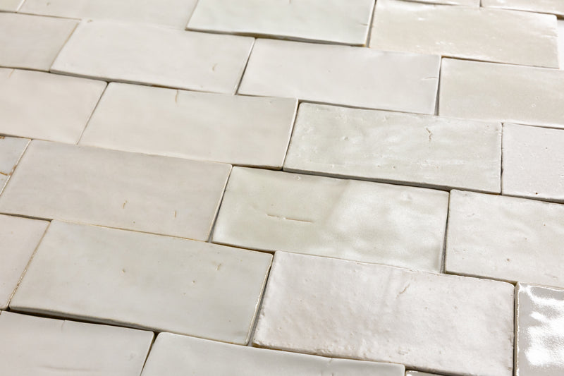 Undulating Handmade Rectangular Tiles - TEWSQL-WS