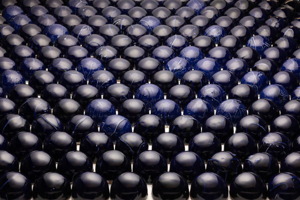 Half Dome Circle Blue Tiles - TFVAQZ-WS