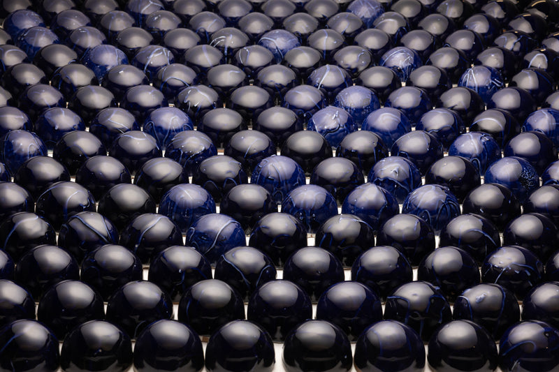 Half Dome Circle Blue Tiles - TFVAQZ-WS